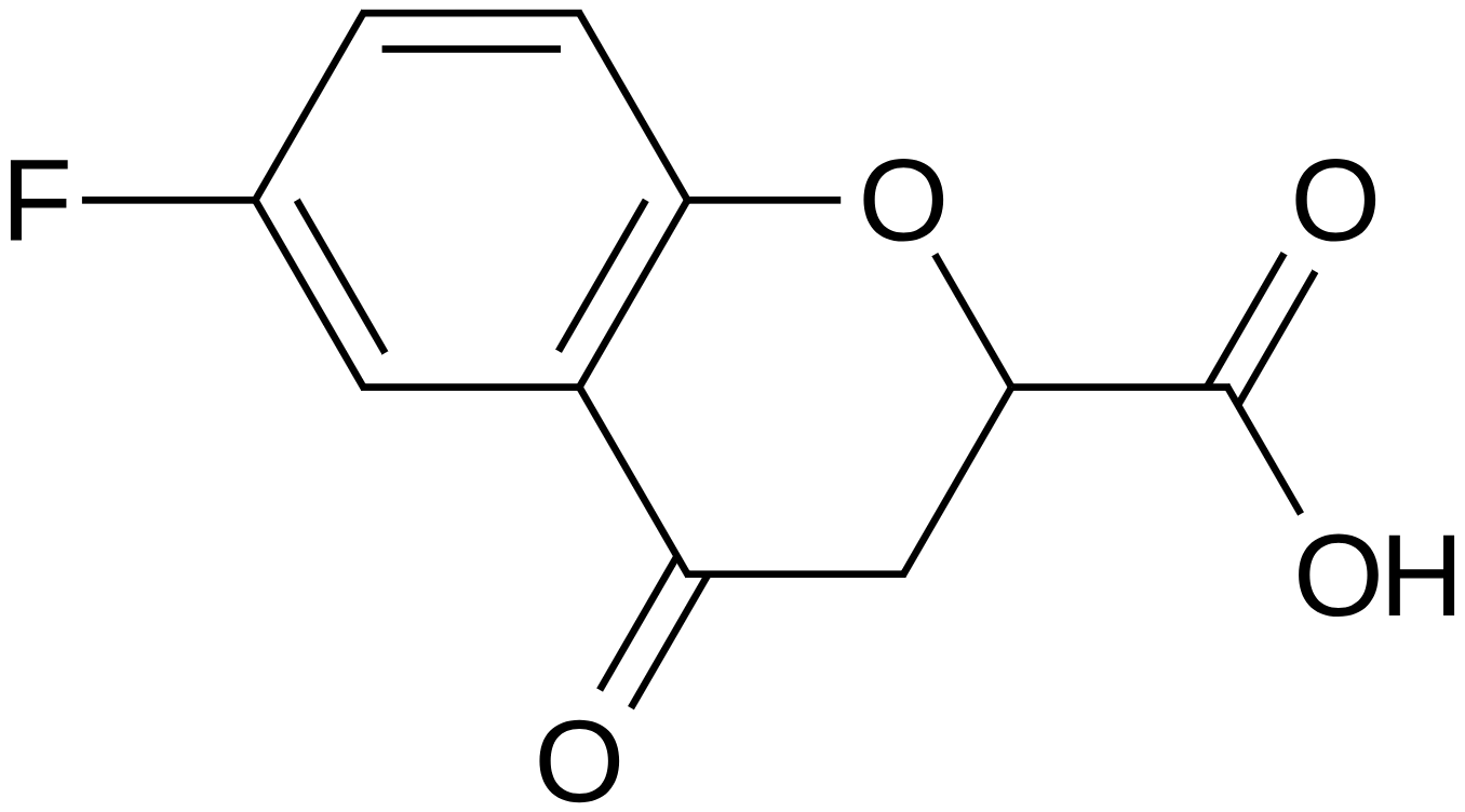 6-fluoro-4-oxo-3,4-dihydro-2(H)  -chromen-2- carboxvllic acid